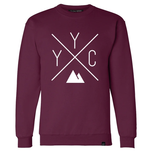 Local Laundry Tops - Local Laundry YYC Crew Neck - Maroon